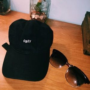 Obey hat and sunglasses bundle